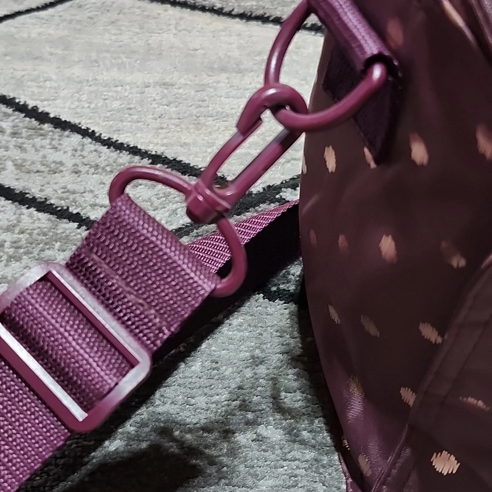 THIRTY-ONE AROUND THE CLOCK THERMAL TWINKING PLUM INSULATED COOLER LUNCH BAG